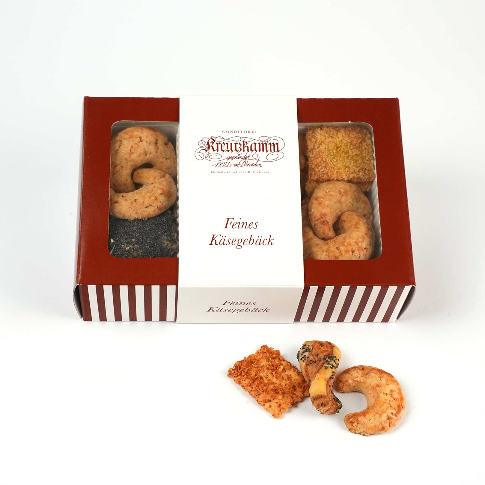 Käsegebäck, gemischt 175 g Käsegebäck, gemischt 175 g