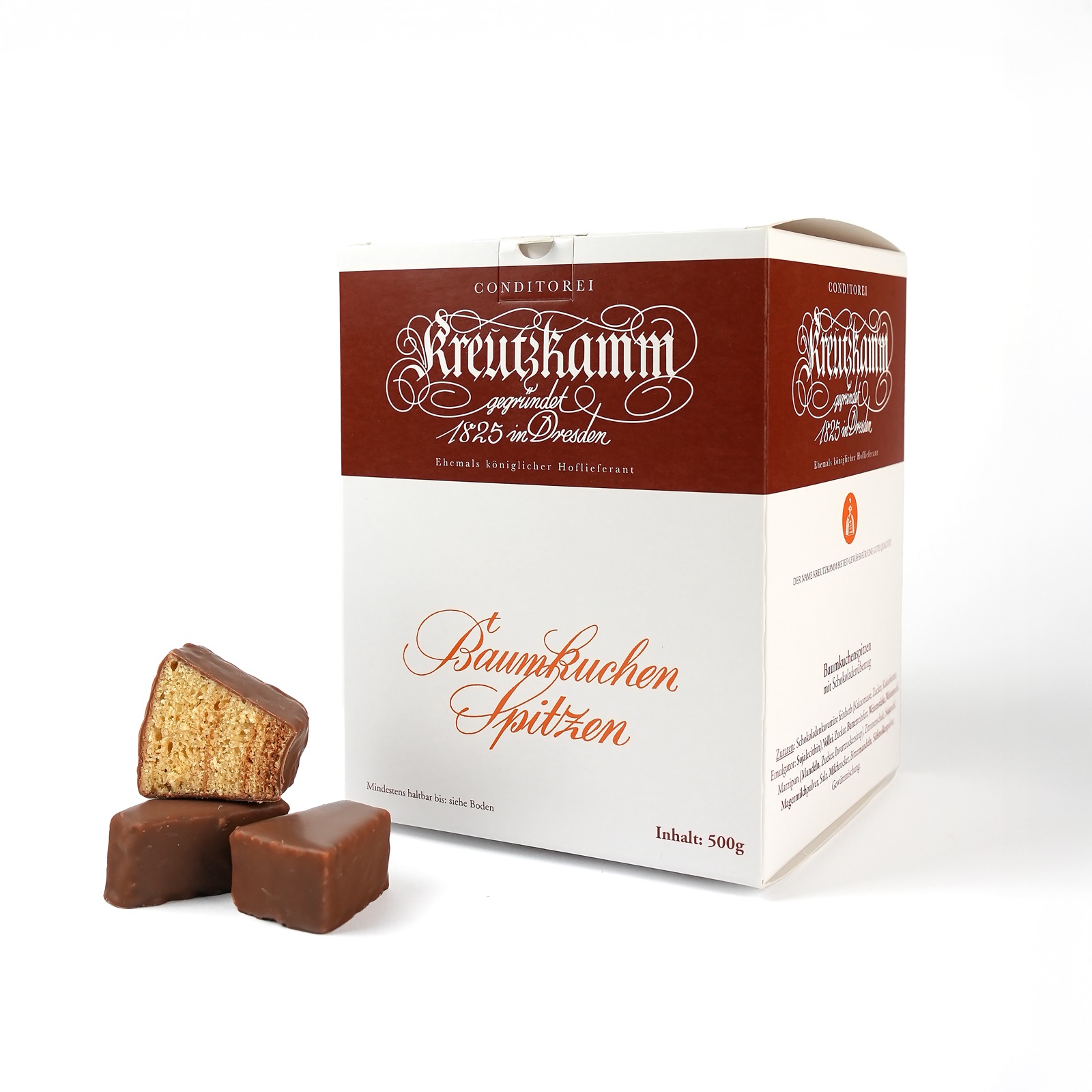 Baumkuchenspitzen VOLLMILCH 500 g Karton