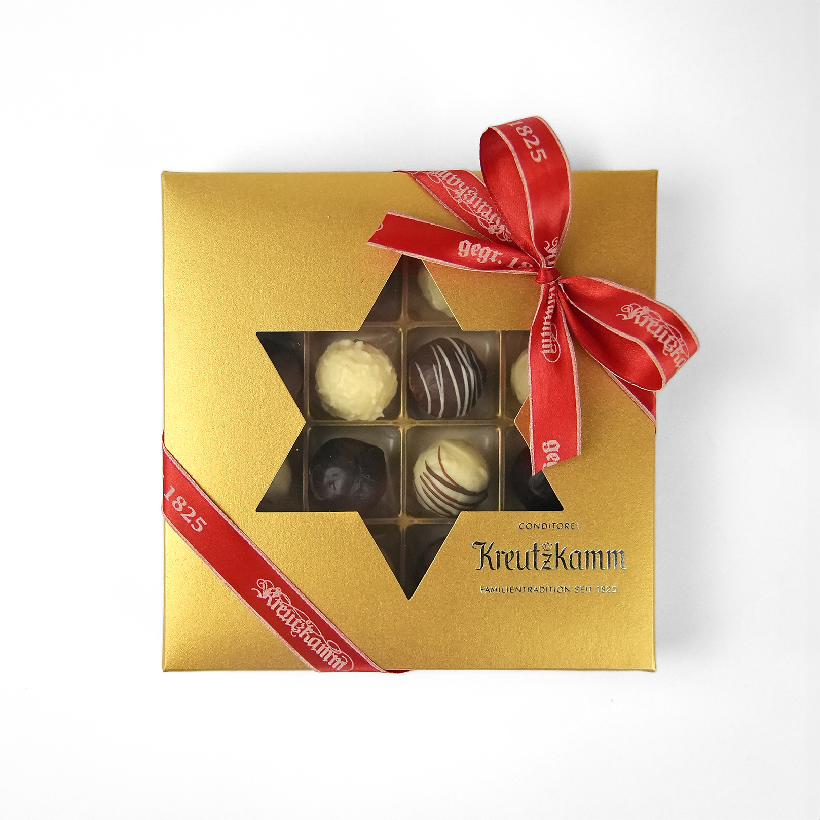 Sahnetrüffel - Weihnachtsmischung 200 g - 16 Stück