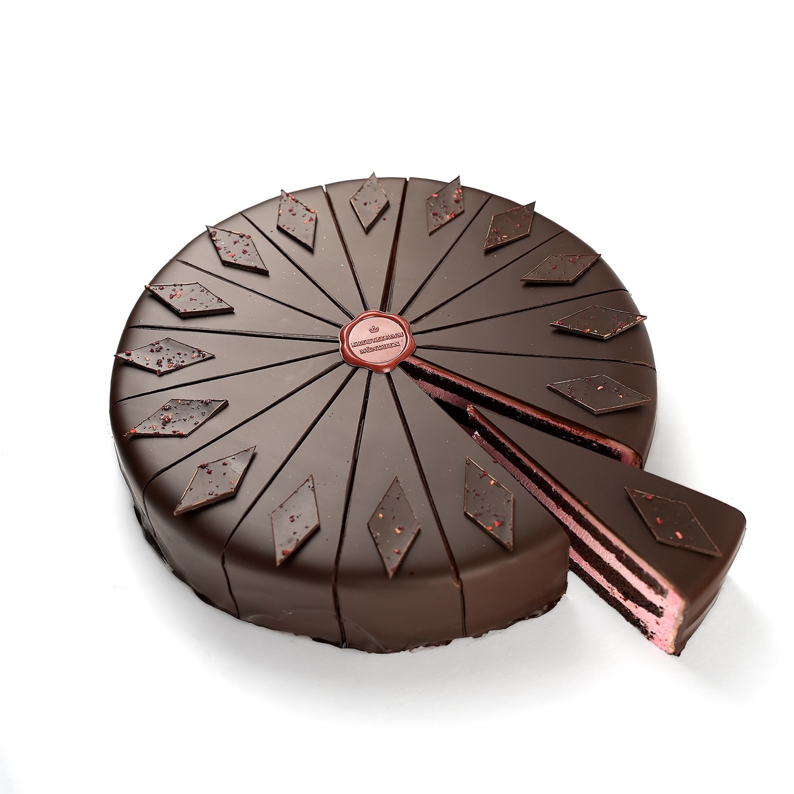 Vegane Schoko-Himbeer Torte (alkoholfrei) 