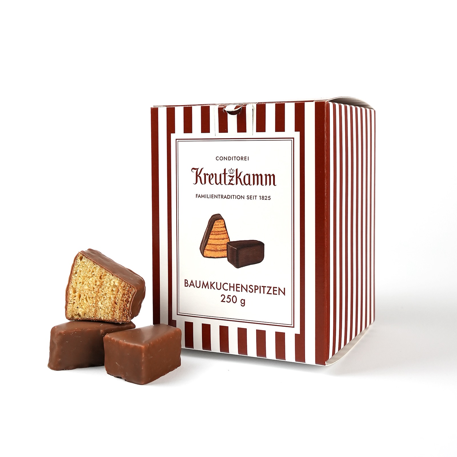 Baumkuchenspitzen VOLLMILCH 250 g Karton