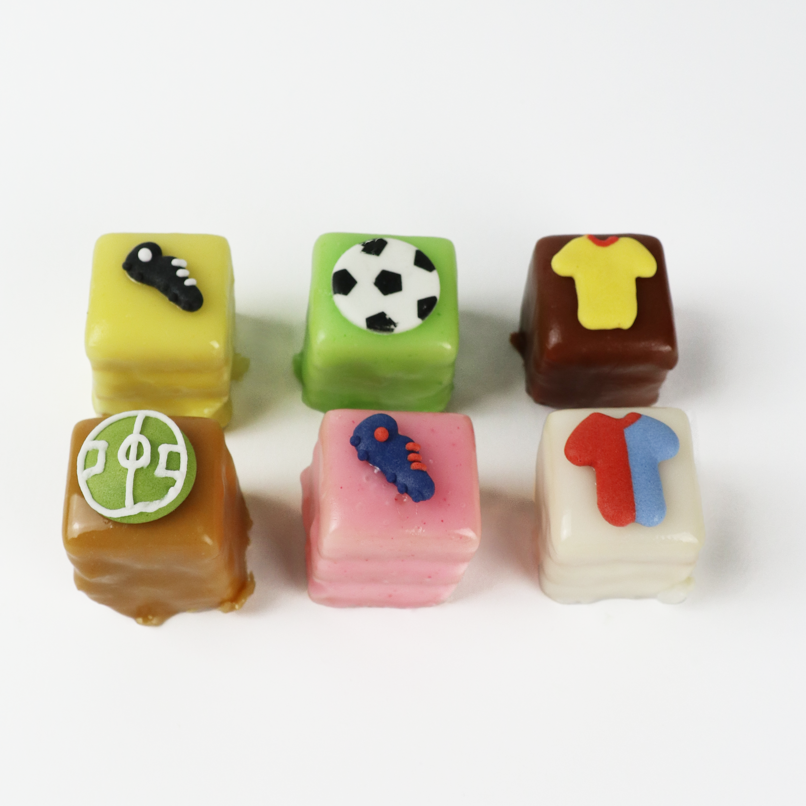 Fussball WM Petits Fours (6 Stück)