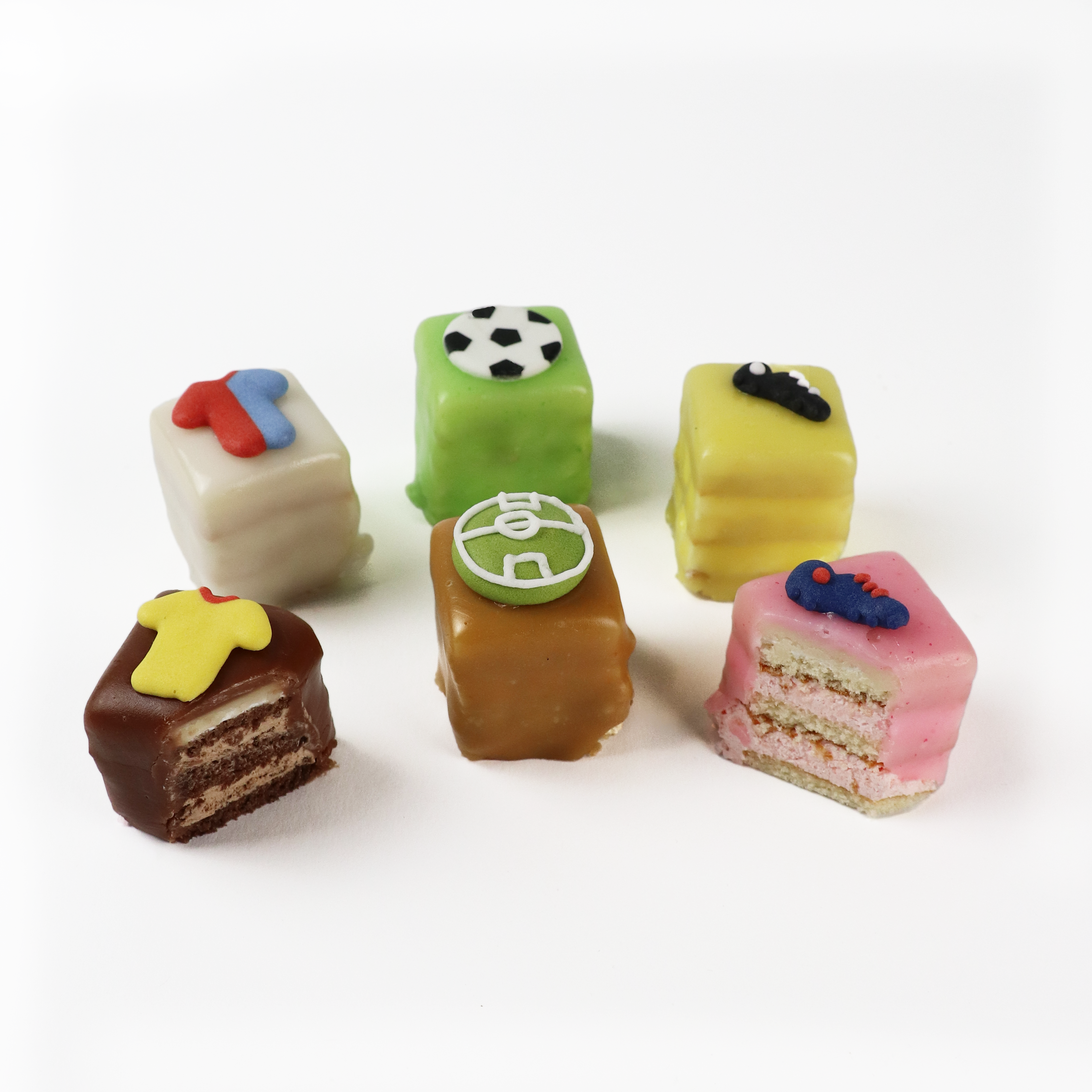 Fussball WM Petits Fours (6 Stück)
