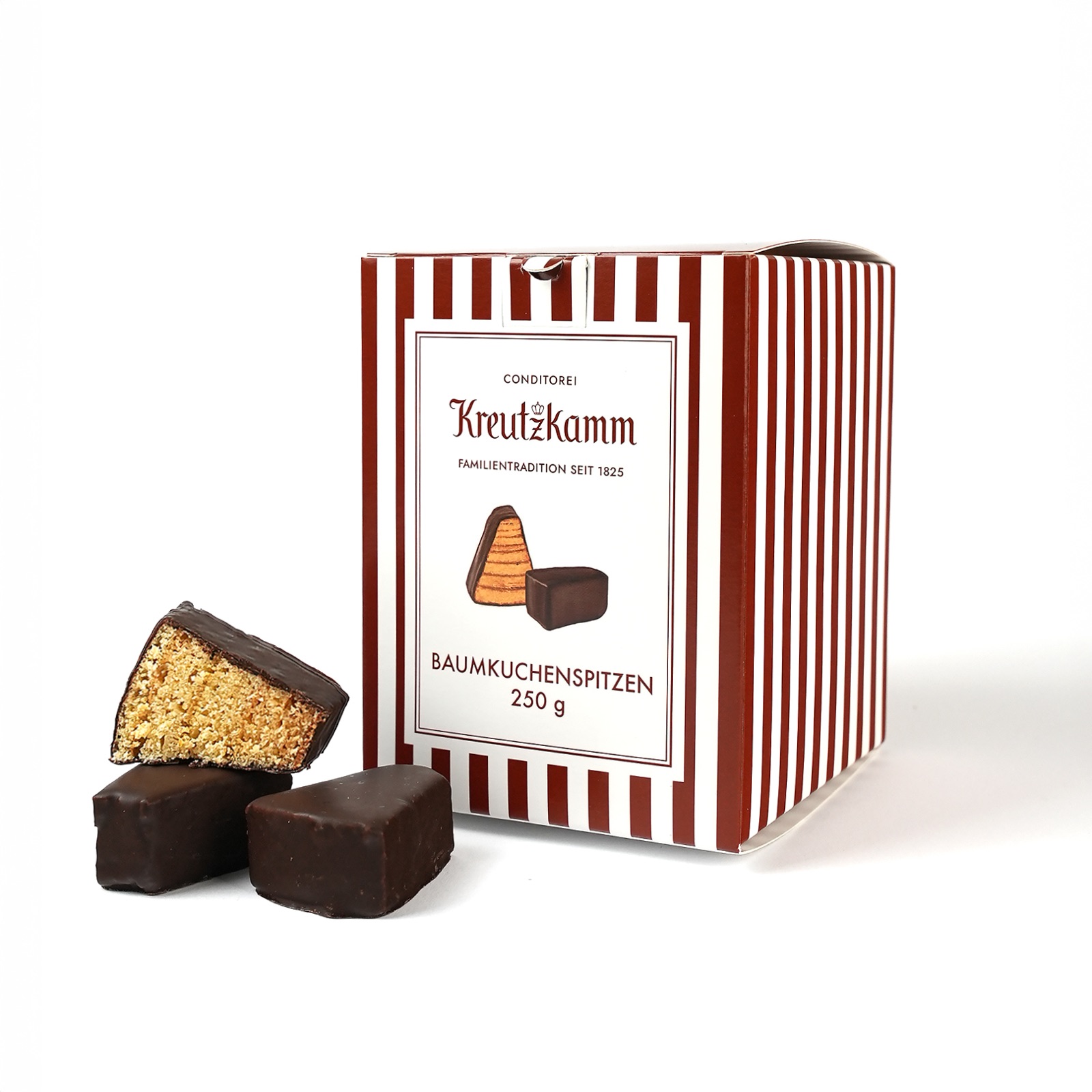 Baumkuchenspitzen FEINHERB 250 g Karton