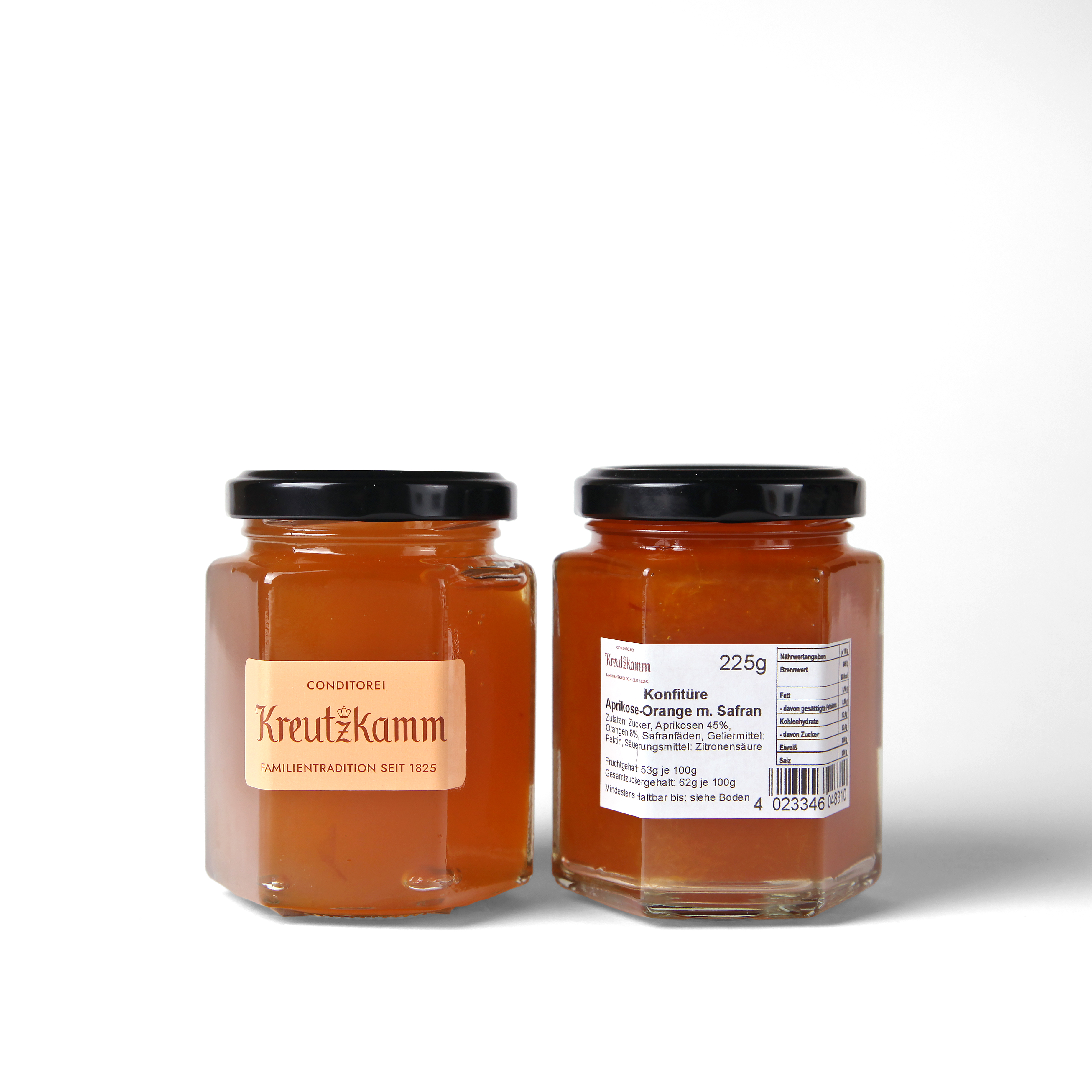 Aprikose-Orange Konfitüre mit Safran 