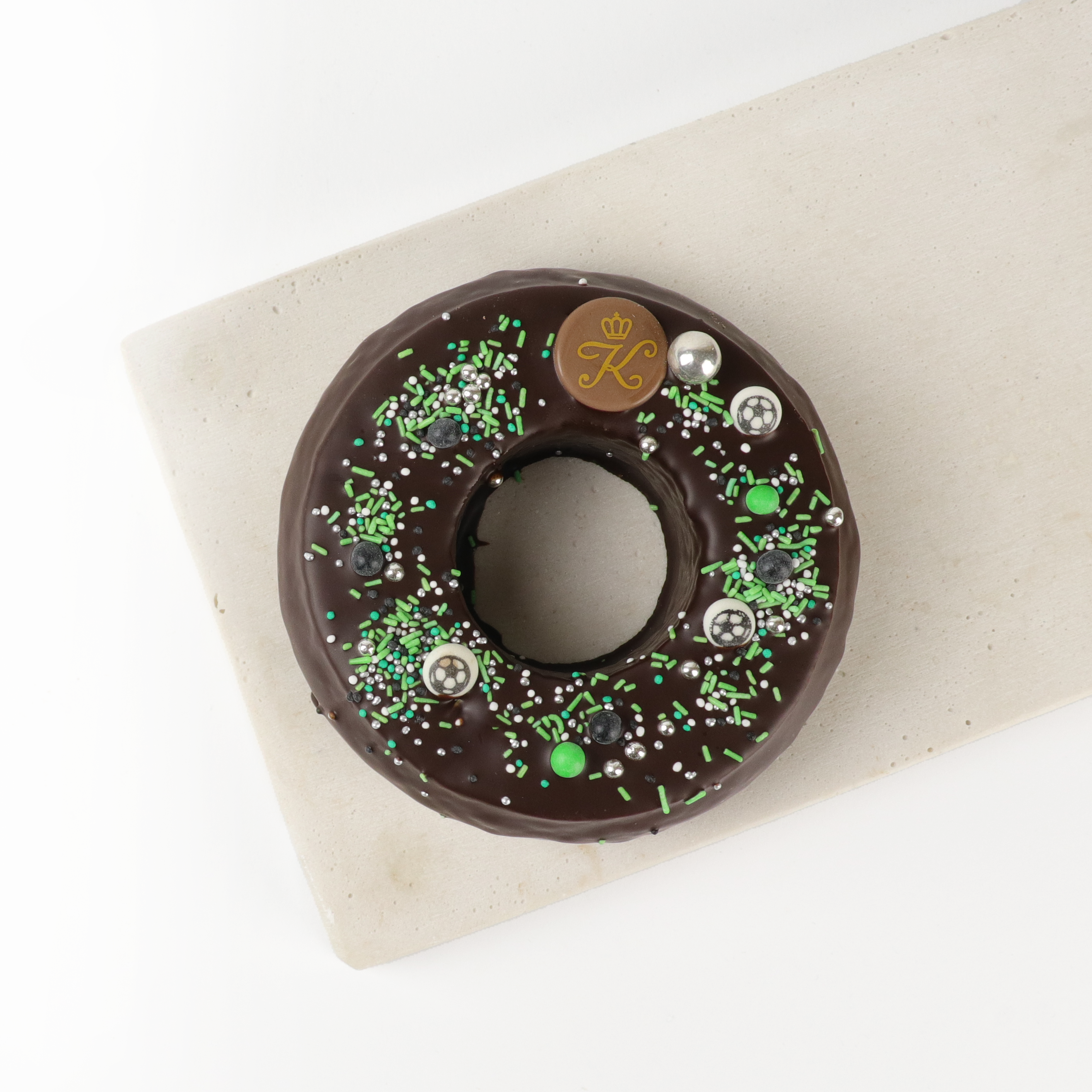 Baumkuchenring FEINHERB mit Fussball Dekor