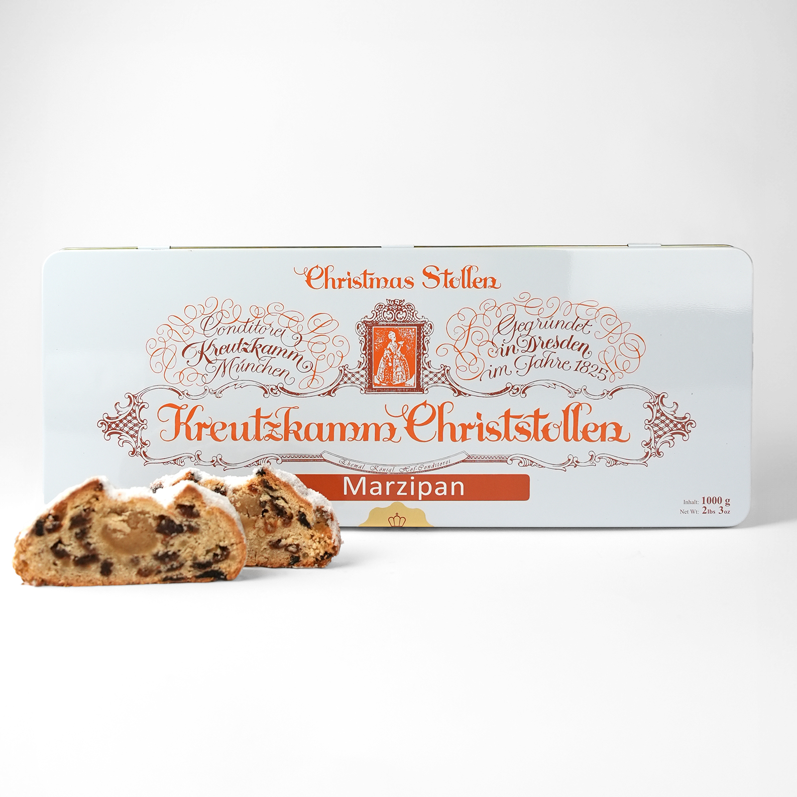 Marzipanstollen 1000 g Dose