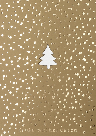 Gestanzter-Tannenbaum Postkarte "Tannenbaum"