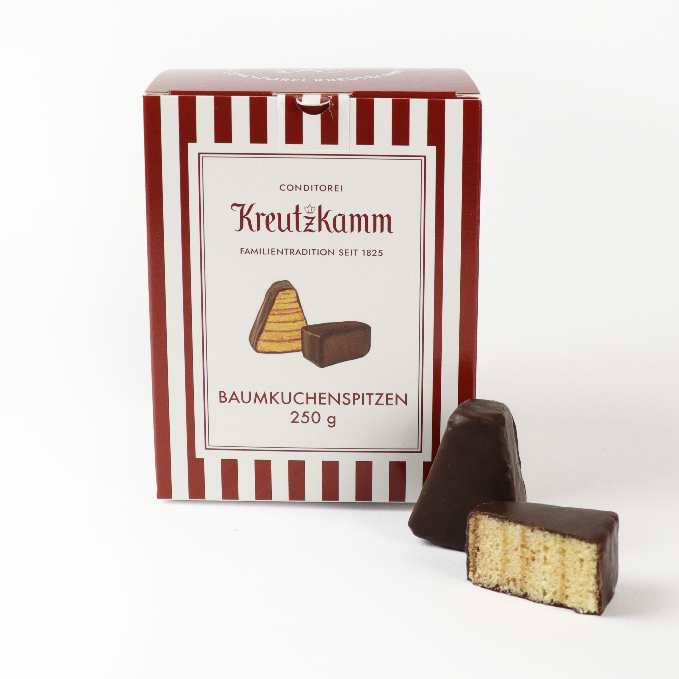 Baumkuchenspitzen FEINHERB 250 g Karton